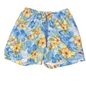 Tommy Bahama Relax Floral Netted Swim Trunks Sz L NWOT